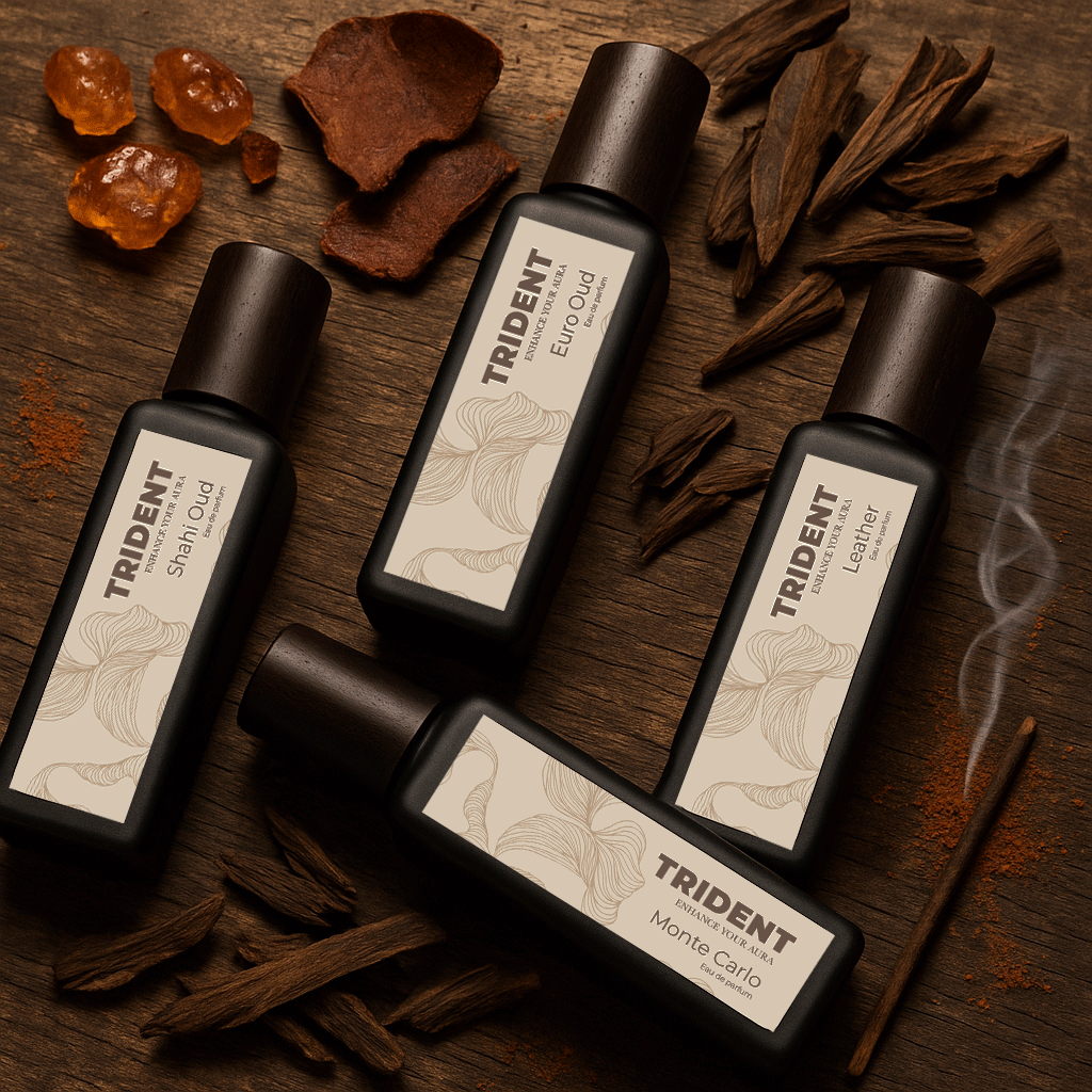 4 Pack 20 MLBundle of Woody Wanderlust Trident Perfumes