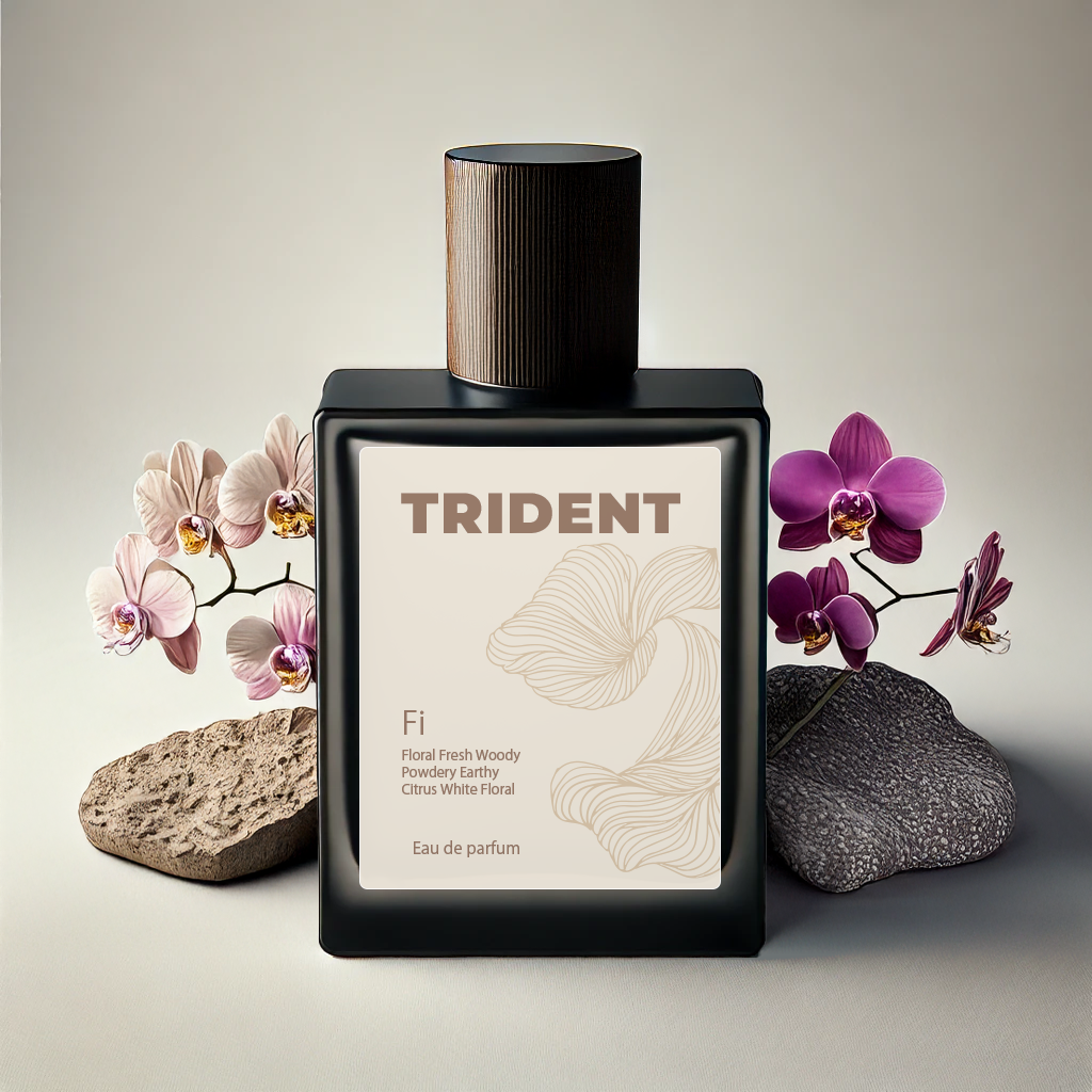 Fi 50 ml luxury perfume by Trident Perfumes – handcrafted floral fresh fragrance