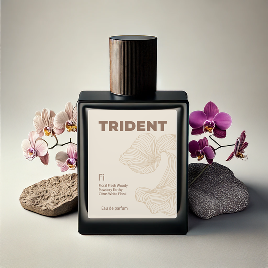 Fi 50 ml luxury perfume by Trident Perfumes – handcrafted floral fresh fragrance