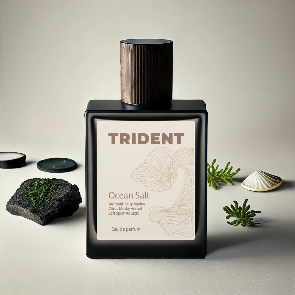 Ocean Salt 50 ml luxury perfume by Trident Perfumes – handcrafted marine fragrance